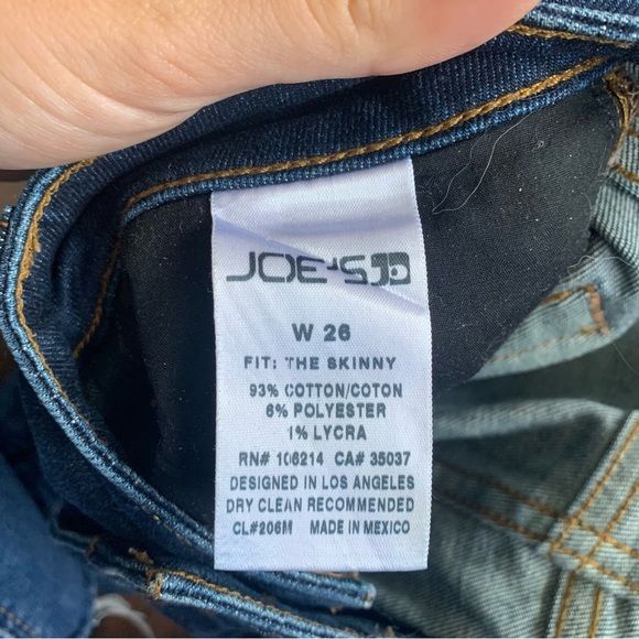 Joes jeans | Arielle Distressed Skinny Jeans sz 26/2 - Picture 3 of 7
